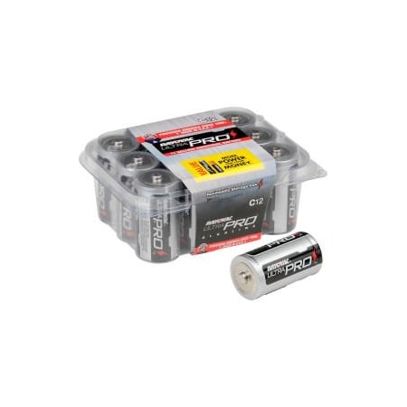 Rayovac Alkaline Battery, C 1.5V DC 12 PK ALC-12F